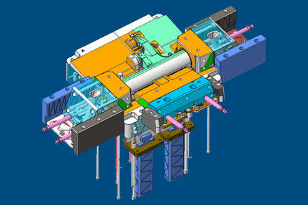 Vacuum Cleaner Housing injection mold design