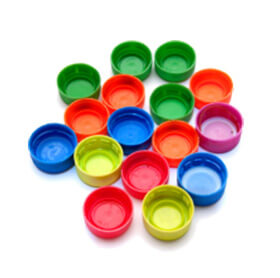 Bottle Cap Injection Mold — molded part