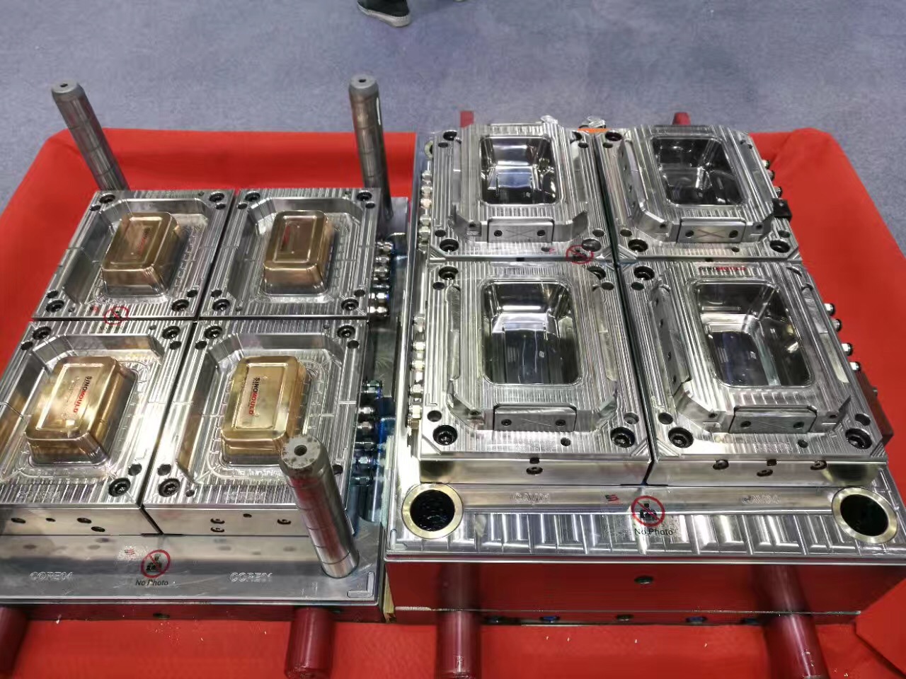Thin-Wall Container Injection Mold — molded part