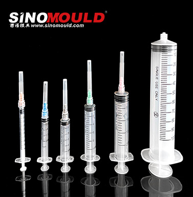 Syringe Barrel Injection Mold — molded part